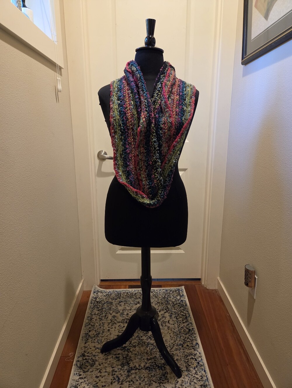 Multicolor Infinity Knit Scarf - Women Accessories